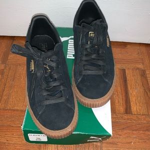 Puma Black Platform Sneakers